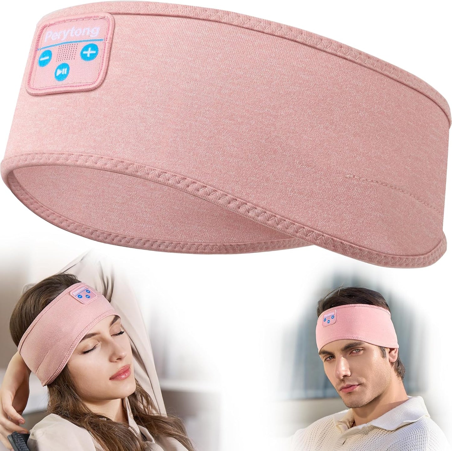 Sleep Headphones Wireless, Bluetooth Sports Headband Headphones with Ultra-Thin HD Stereo Speakers Perfect for Sleeping,Workout,Jogging,Yoga,Insomnia, Air Travel, Meditation