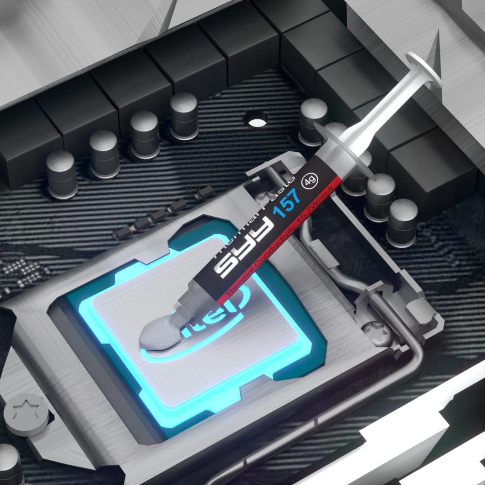 Thermal Paste CPU 8G,With Toolkit, CPU Paste Thermal Compound CPU Thermal Paste for Ic/Processor/Cpu/All Coolers